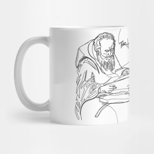 A Hermit Reading Mug